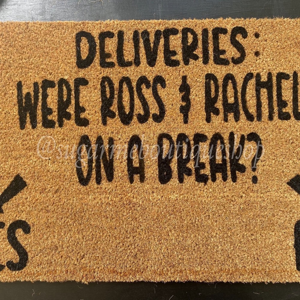 Friends themed door mat❤️sold❤️